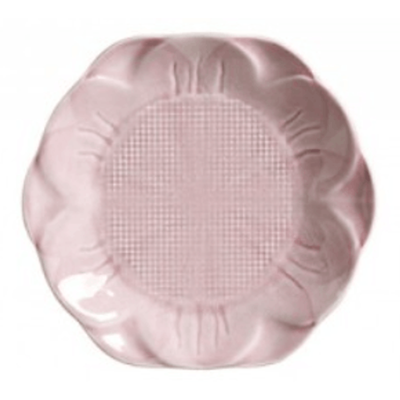 Prato De Ceramica Sobremesa Playful Flowers Rosa - Scalla