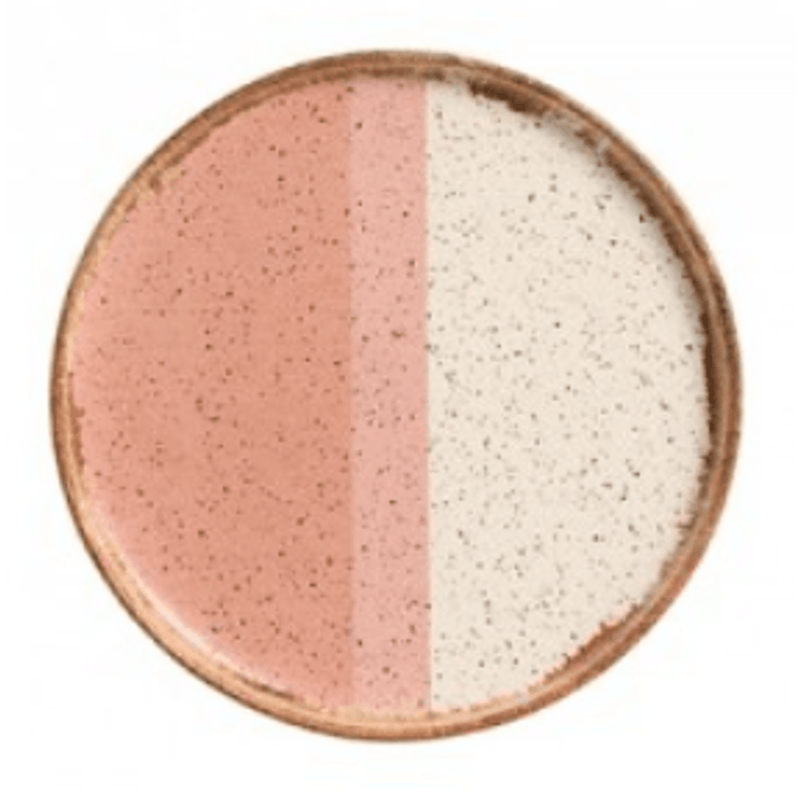 Prato De Ceramica Sobremesa Colors Rosa - Scalla