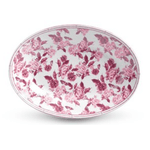 Travessa De Ceramica 24cm Arara Floral Rosa - Scalla