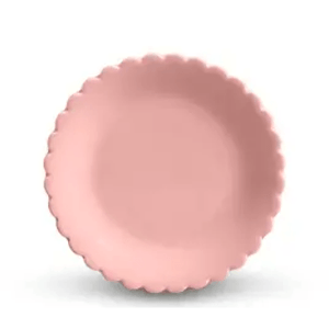 Prato De Cerâmica Sobremesa Rosa Izabel - Scalla