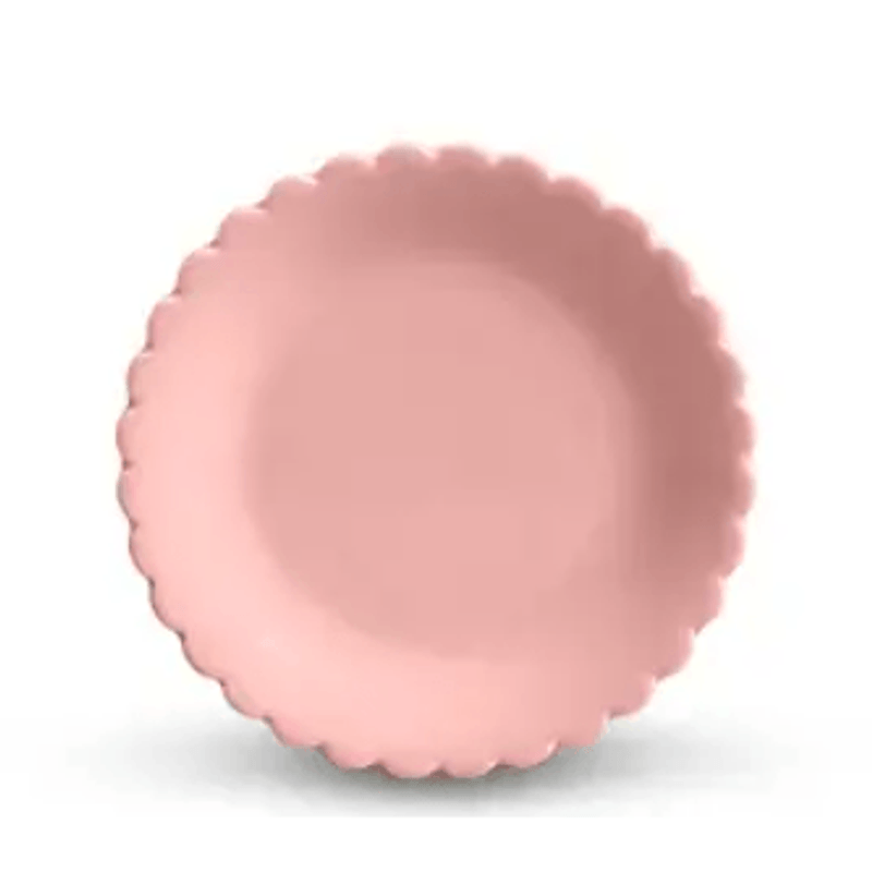 Prato De Ceramica Sobremesa Rosa Izabel - Scalla
