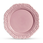Prato De Ceramica Sobremesa Romantic Rosa - Scalla
