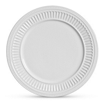 Prato De Ceramica Raso Poppy Branco - Scalla