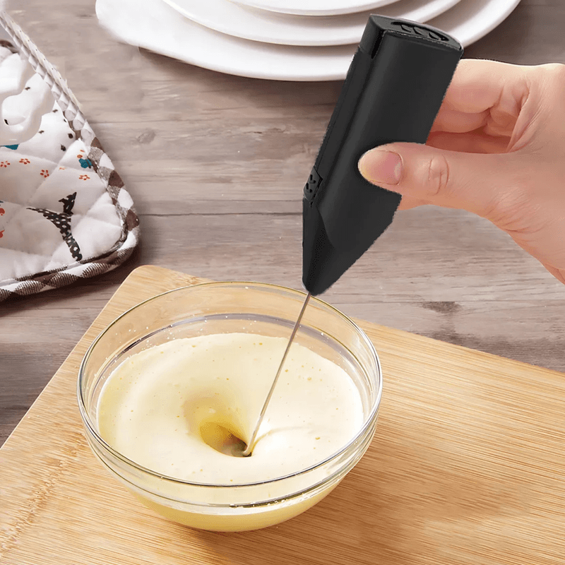 Mixer Manual Portatil Preto Qhouse