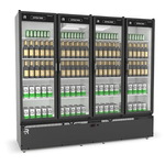 EXPOSITOR DE BEBIDAS 4 PORTAS VANGUARD REFRIMATE 220V