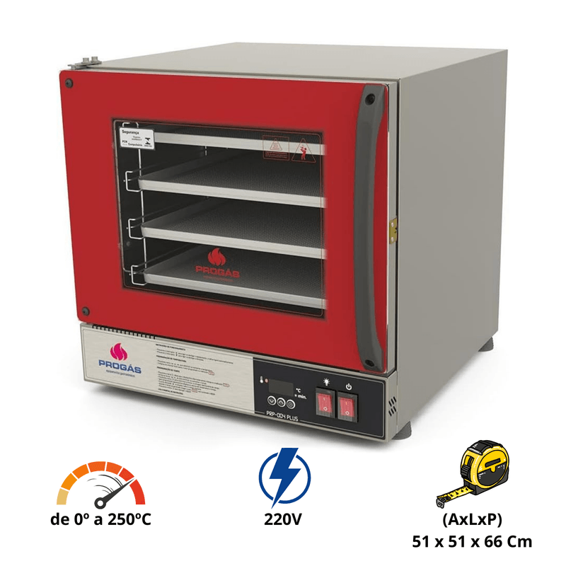 Forno Turbo Eletrico Digital PRP-004 PLUS 220V Progas-