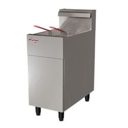 Fritadeira a Gás Inox Zona Fria 20L Skymsen FG20 Skymsen