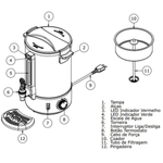Cafeteira Eletrica 4 Litros Automatica PRC-04 127V Progas