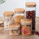 Pote de Vidro Hermetico Empilhavel 1-4 Litros Oikos