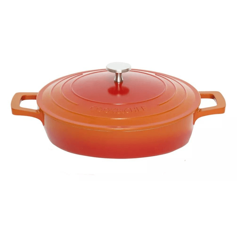 Cacarola Baixa Cook Chef 28Cm Laranja - Mimo Style