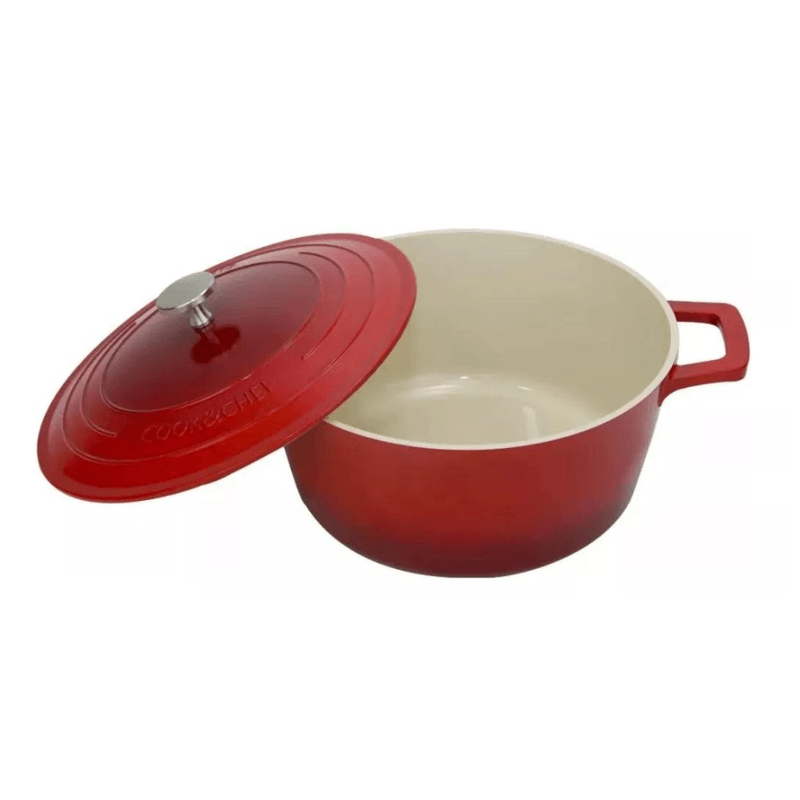 Panela Cook E Chef 24Cm Ceramica Vermelha 4-3L - Mimo Style