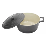 Panela Cook E Chef 24Cm Ceramica Cinza 4-3L - Mimo Style
