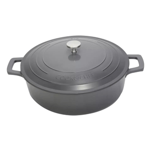 Caçarola Baixa Cook Chef 28Cm Cinza - Mimo Style