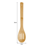 Colher Vazada De Bambu 35cm - Oikos