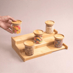 Rack Organizador Extensivel De Bambu - Oikos