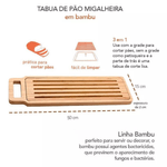 Tabua de Pao em Bambu 50 cm - Oikos