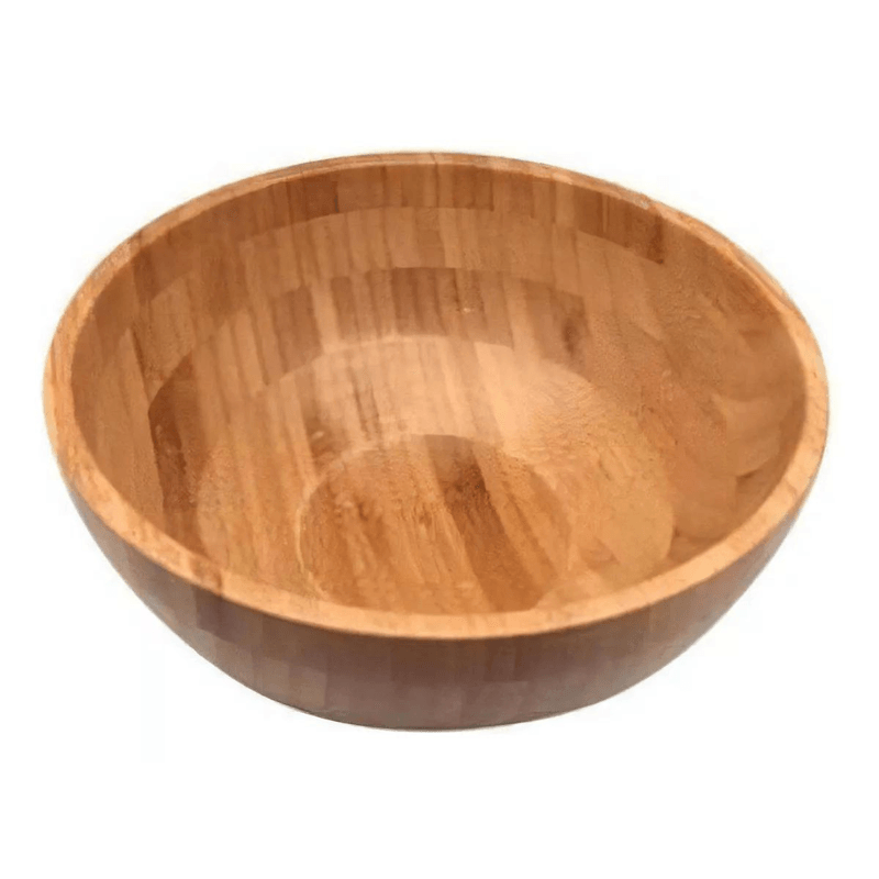 Bowl De Bambu Saladeira Grande Redondo 28cm Servir Saladas - Oikos