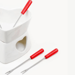 Conjunto de Fondue Branco 7 Pecas Hauskraft Herstal