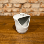 Saleiro Stone Porcelana 185 ml Branco Hauskraft