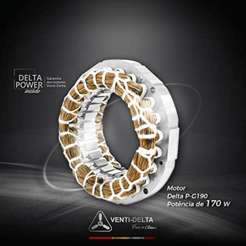 Ventilador Oscilante de Parede 50Cm - Venti Delta