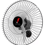 Ventilador De Parede Parede Oscilante preto 60 cm - Venti Delta