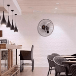 Ventilador De Parede Parede Oscilante preto 60 cm - Venti Delta