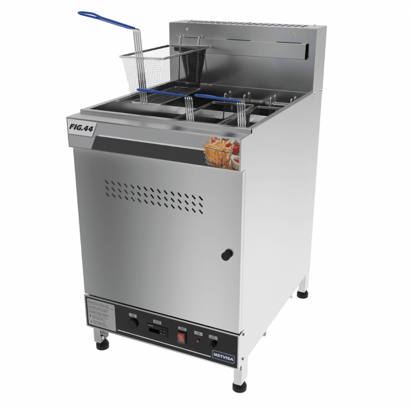 Fritadeira Industrial Eletrica 44 Litros Inox - Metvisa
