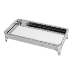 Bandeja de Zamac Niquelado Prateada LYOR