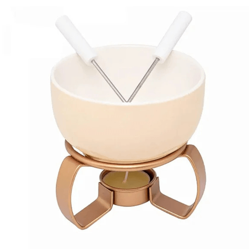 Foundue 4 pecas Aspem Bege 350ml LYOR