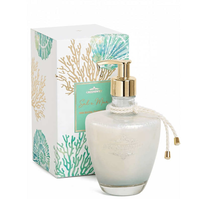 Saboneteira 350ml Sal e Mar Greenswet - Frescor e Sofisticacao