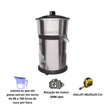 Extrator De Suco Industrial Bivolt 703 Aco Inox Colombo