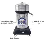 Extrator De Suco Industrial Bivolt 1-2CV Aco Inox 705 Colombo
