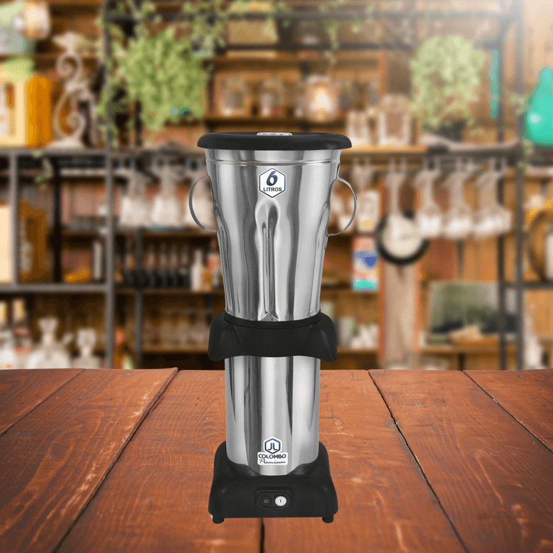 Liquidificador Industrial 6 Litros Baixa Rotacao Aco Inox Colombo