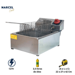 Fritadeira Eletrica 3-5 Litros FB1D Compacta 220V Croydon