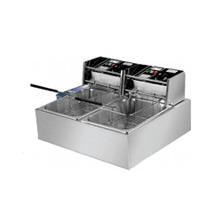 Fritadeira De Mesa Elétrica Stevan Metal 12 Litros 220V FZL12