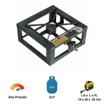 Fogao Industrial MR Fogoes 1 Boca Alta Pressao 20X20 De Mesa