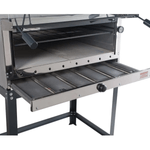 Forno de Pizza Industrial a Gas Refratario 80x60cm Inox MR Fogoes