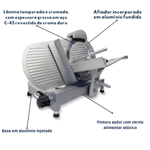 Cortador de Frios Sirman 250mm Profissional Bivolt CFI 250