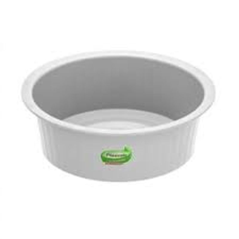 BACIA CANELADA BRANCA 4-9L PLASVALE
