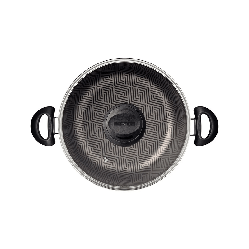 Fritadeira Multiuso Tramontina Paris 24cm Antiaderente c- Tampa