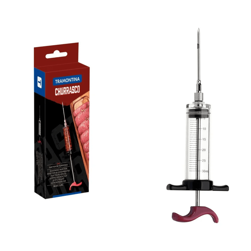 Injetor de Temperos 30ml Tramontina Inox Acrilico Cozinha