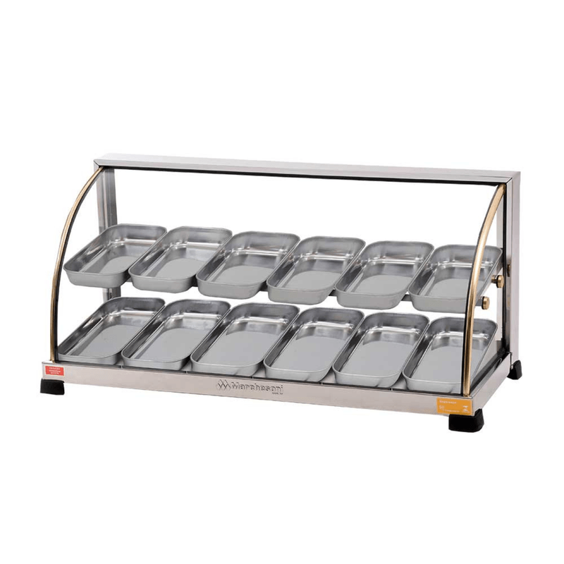 Estufa Curva Dupla 12 Bandejas 127V Ouro Ef-2-221 Marchesoni