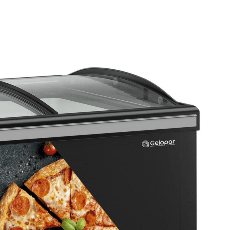 Expositor Ilha Dupla Acao GESV290 220V Preta - Gelopar