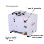 Amassadeira Rapida 7Kg Mana ARM07 Profissional Bivolt 1 Cv