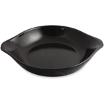 Assadeira Ceramica Redonda 20cm 500ml Preto com Aba Ceraflame