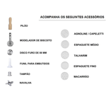 Moedor Extrusor Boca 8 Eletrico Branco 220V Anodilar