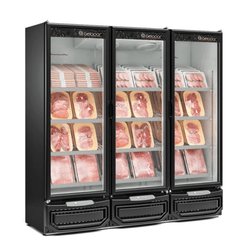 Expositor Bebidas 3 Portas GCBC-1450 PR 220V - Gelopar