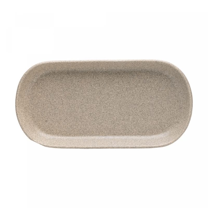 Travessa Oval Ceramica Kobe Creme 29cm de Servimento Wolff