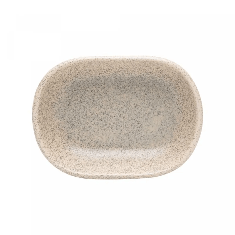 Travessa Oval Ceramica Kobe Creme 11cm Wolff p- Servir Decorar