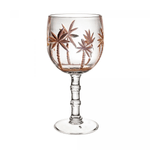 Conjunto 6 Tacas de Acrilico Palm Gold 500ml Wolff Luxo